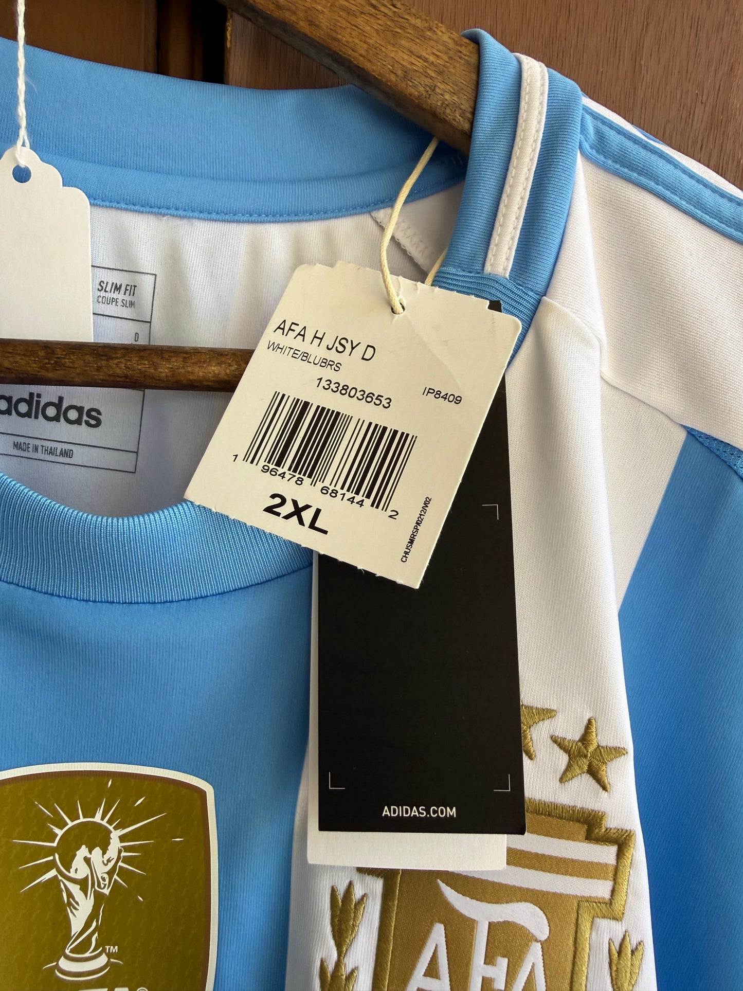 2024 Messi Argentina Adidas Jersey (XXL)