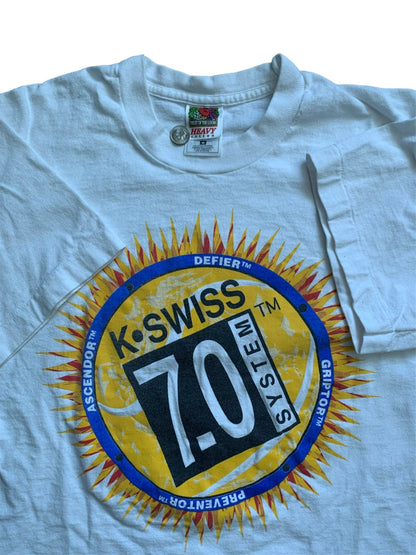 K-Swiss Vintage Tennis Tee (M)