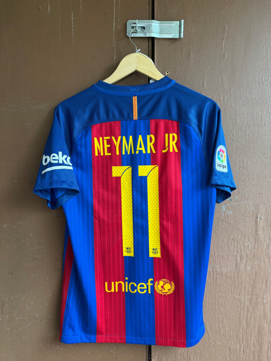 2016-17 Neymar Barcelona Home Jersey (S)