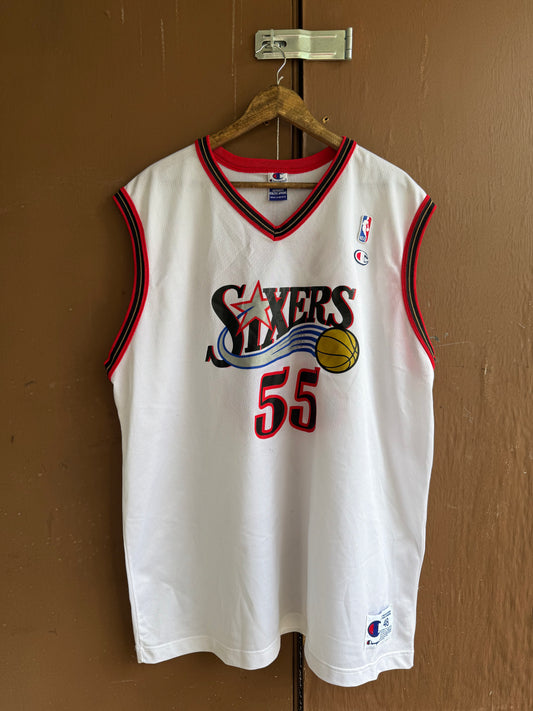 Vintage Mutumbo 76ers Champion Jersey (XL)