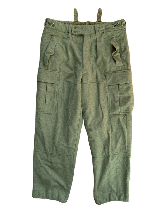 60s Military Wool Cargo Pants (34x30)