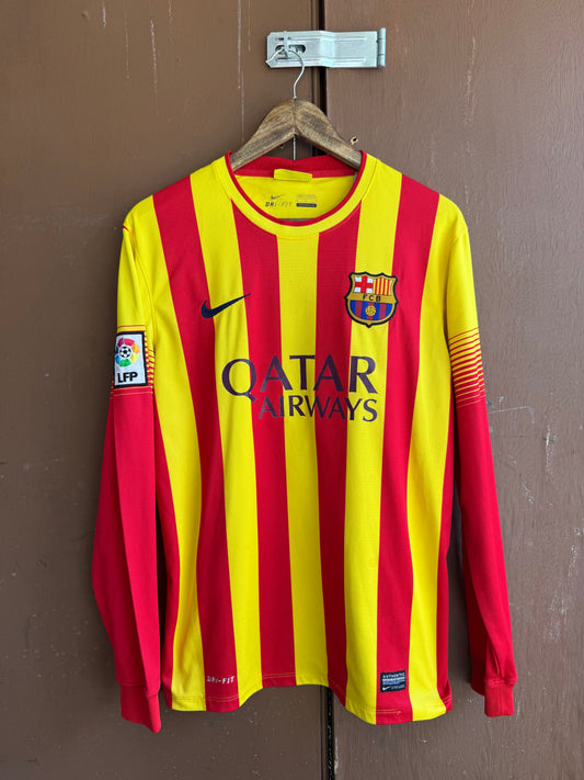 Xavi Barcelona 2013-14 Nike Away Jersey (M)