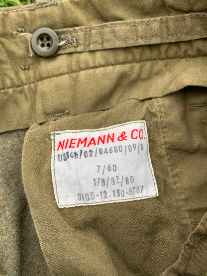 60s Military Wool Cargo Pants (34x30)