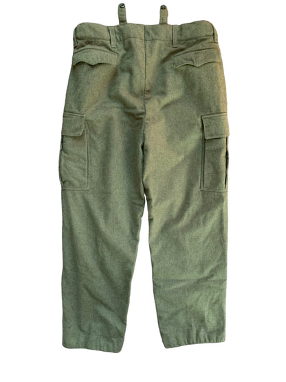 60s Military Wool Cargo Pants (34x30)