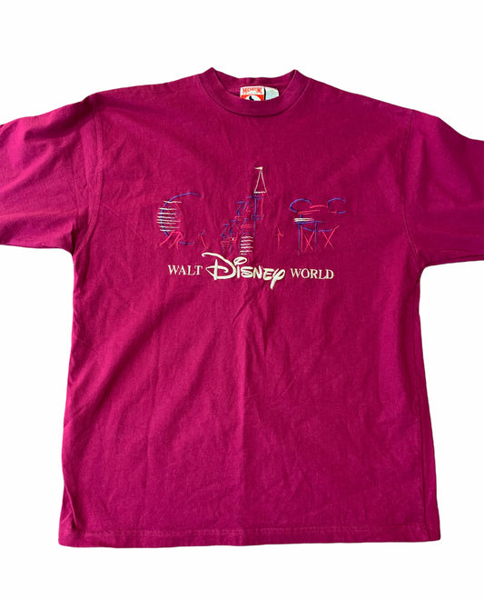 Mickey Inc. Disney World Embroidered Tee (L/XL)